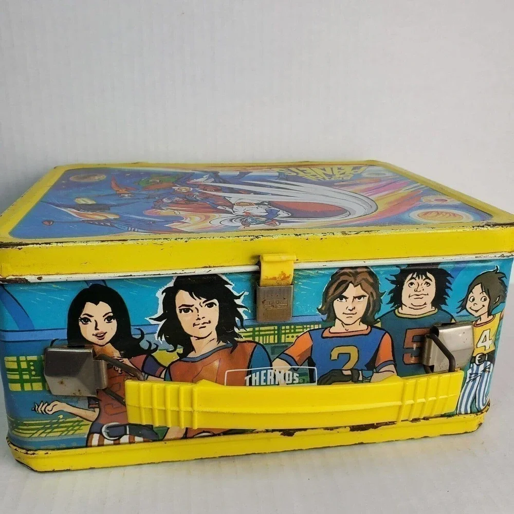 Battle Of The Planets Cartoon Superheros Vintage 70s Metal Lunchbox -No Thermos